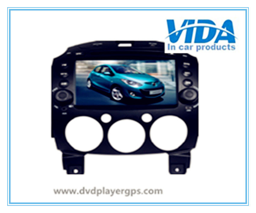 MAZDA Two DIN 8'' Car DVD Player with gps/TV/BT/RDS/IR/AUX/IPOD special for Mazda 2