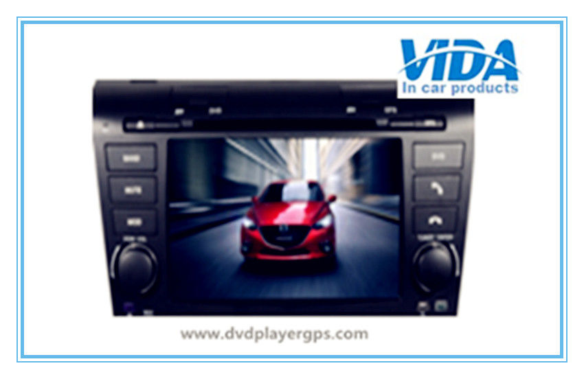 MAZDA3 Two DIN 7'' Car DVD Player with gps/TV/BT/RDS/IR/AUX/IPOD